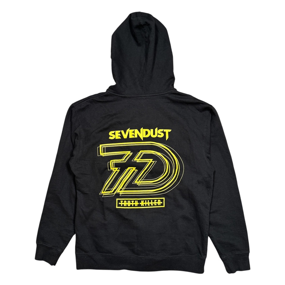 Sevendust Truth Killer Metal Rock Band Full Zip Hoodie Mens Medium